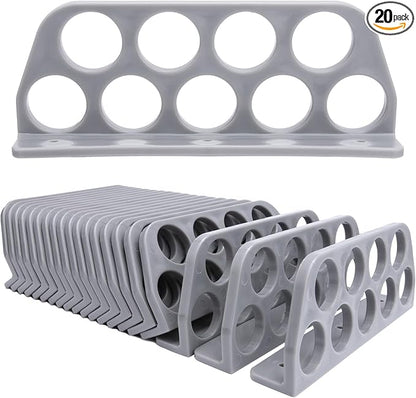 20 Pack Cable Chase-Wire Bracket, Cable Support Wire Bracket Holder for NMB Electrical Cord Organized Management, 9-Hole 1-Inch Diameter