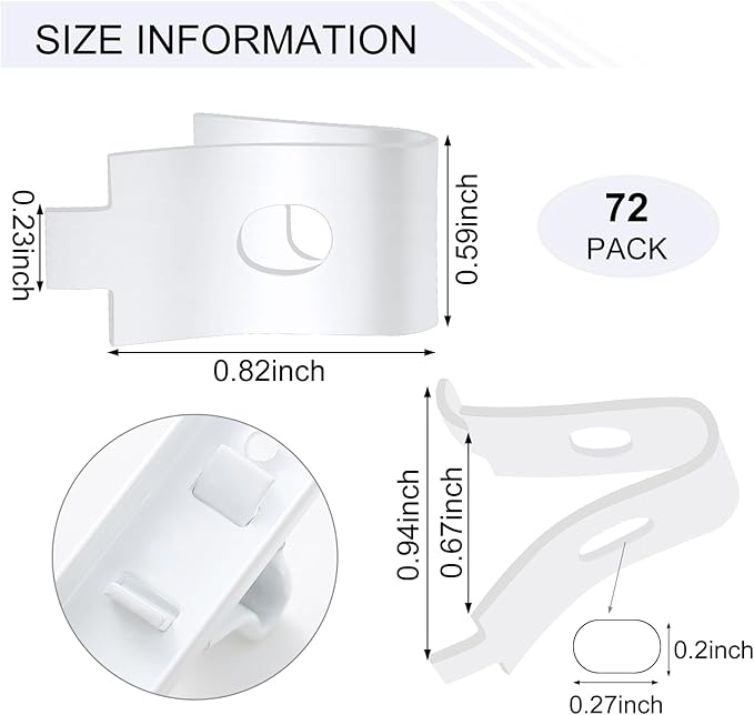 12 Pcs 36 Inch Metal Mortise Mount Pilaster Shelf Brackets and 72 Pcs Shelf Clips for Wall Shelving System Closet Organization Storage (White)