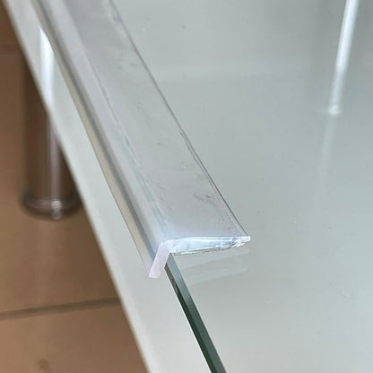 Edge Protector 100% Silicone, Single-Side Adhesive Baby Proofing Corners Clear Guards for Kids Safety, Child Table Cabinets Furniture Bumper (1/5x4/5 in,12 FT)