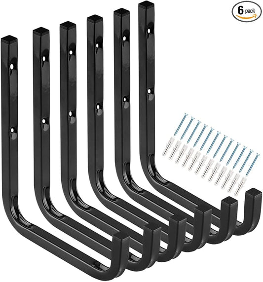 Garage Storage Hook, 6.3 Inch Heavy Duty Wall Mount Utility Hanger