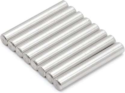 ReplacementScrews Shelf Support Dowel Pins/Pegs Compatible with IKEA Part 101324 (Ivar Bookshelf) - 6x40mm - Plated Steel Pins (Pack of 8)