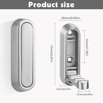 Folding Coat Hooks, 4 Pcs Foldable Silver Wall Hooks Heavy Duty Foldable Hook Bathroom Towel Hooks Robe Hooks Wall Mounted for Hanging Coat Towels Clothes Hat Bags Keys