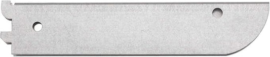 Knape & Vogt John Sterling FAST-MOUNT Double Slot Shelf Bracket, 10-inch, Galvanized, BK-0102,Silver