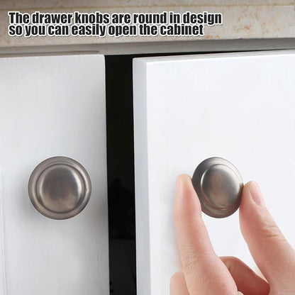 Romeda 18 Piece Drawer Knobs, 30mm Gray Cabinet Knobs, Dresser & Kitchen Drawer Pulls with Screw