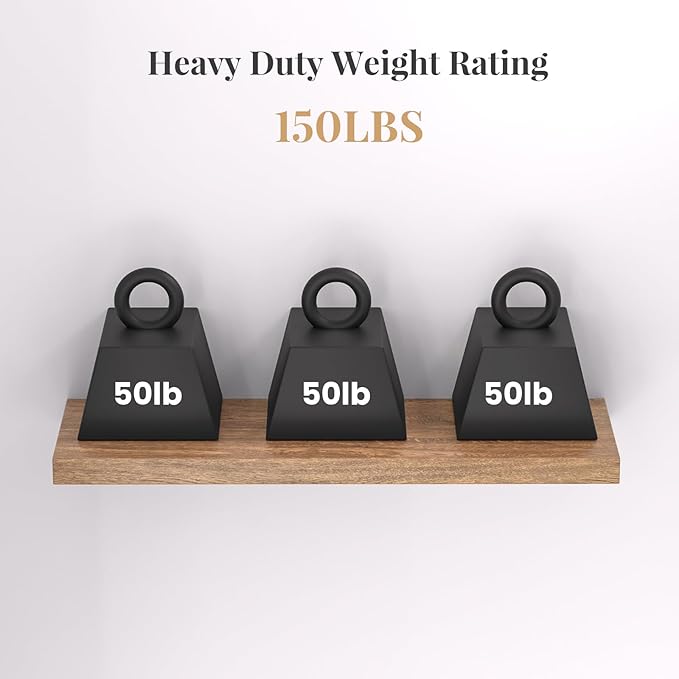 2pcs Floating Shelf Hardware Heavy Duty Hidden Shelf Brackets Support,Wall Mounting Invisible Floating Shelves Bracket with Jig (18" x 8" x 1.5" with Tools)