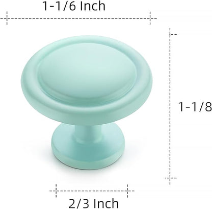 Ravinte 40 Pack 1-1/4 inch Kitchen Cabinet/Drawer/Dresser Knobs Green Zinc Drawer Pulls/Handles