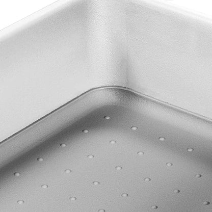 Madesmart BPA-free plastic soft-grip lining Mini Cutlery Tray - Soft Grey
