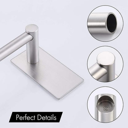 KES Bathroom Towel Holder 17.3-Inch Self Adhesive Towel Bar SUS 304 Stainless Steel Rustproof Brushed Finish, A7000S40-2