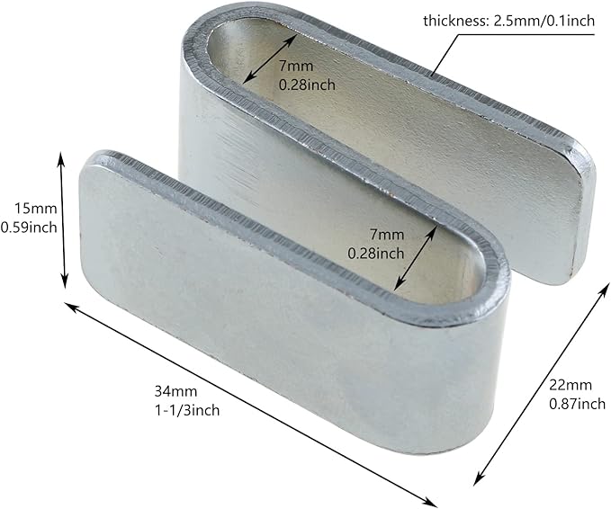 4pcs Wire Shelving S Hook Chrome Plating for Wire Shelf System Wire Rack Hook, Silver