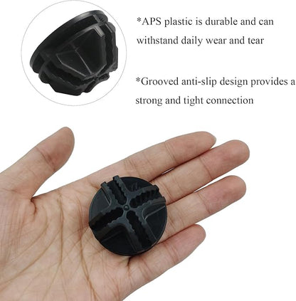 20Pcs Wire Cube Connectors, Black Wire Grid Storage Cubes Shelf Connectors 3.6cm Plastic Connectors for Wire Cube Storage Shelving Unit and Modular Closet Organizer, SATONBEYI, Black-20pcs
