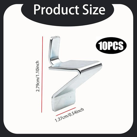 Shelf Clips,Compatible with Sandusky Cabinets,Adjustable Heavy Duty Metal Shelving Support Clip,Fits Most Kinds of Metal Cabinet,Heavy Duty Supports for Office Files,Tools&Storage Organization (10PCS)