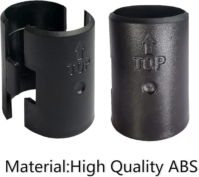 WAFJAMF 72 Pack Wire Shelving Shelf Lock Clips for 1" Post- 36 Pairs Shelving Sleeves Replacements for Wire Shelving System