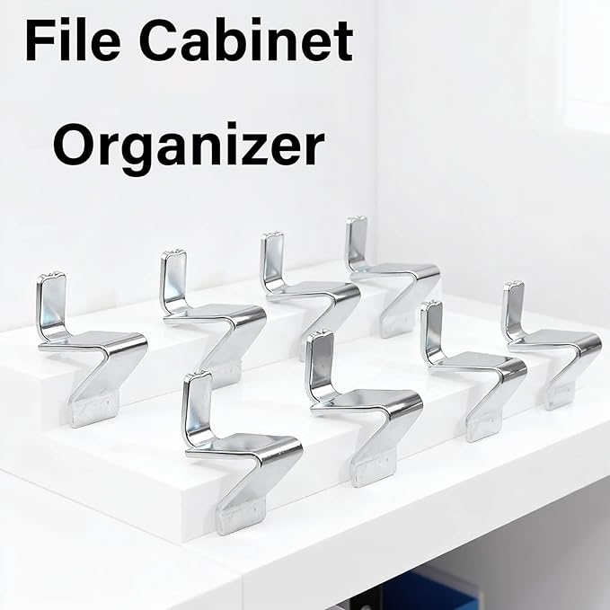 Shelf Clips,Compatible with Sandusky Cabinets,Adjustable Heavy Duty Metal Shelving Support Clip,Fits Most Kinds of Metal Cabinet,Heavy Duty Supports for Office Files,Tools&Storage Organization (10PCS)