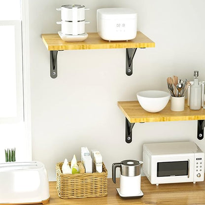 Shelf Brackets 14 Inches, Heavy Duty Shelf Brackets 4 6 8 10 12 14 16 20 Inch, Wall Brackets Heavy Duty for Shelves