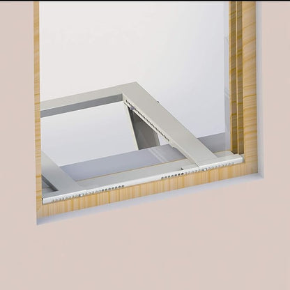 Ivation Air Conditioner Support Bracket, No Tools or Drilling Required - Easy to Install Window AC Mount - Heavy Duty Steel, Holds Up to 200lbs - Fits Single Or Double Hung Windows 19.25H by 17.25L