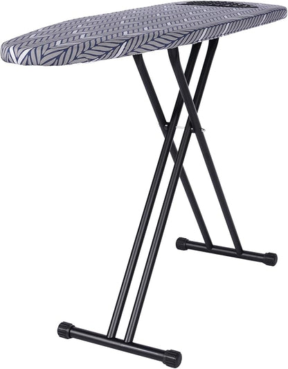 Ironing Board Full Size, Metal Construction Iron Board with Extra Thick Heavy Duty Padded Cover, Stable Structure, Anti-Skid Feet (47x16)