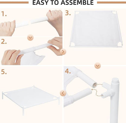 STORAGE MANIAC Sweater Drying Rack, Mesh Clothes Drying Rack, Stackable Laundry Drying Rack, Lay Flat Dryer for Delicates, Portable Dry Rack for Indoor or Outdoor, White, 1-Pack