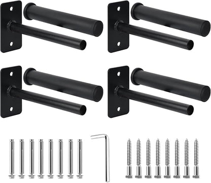 EVERYMATE Weight Plate Rack, Wall Mount Weight Plate Holder for Bumper Plates, Max Weight Capacity 330 lb, Home Gym Organizer