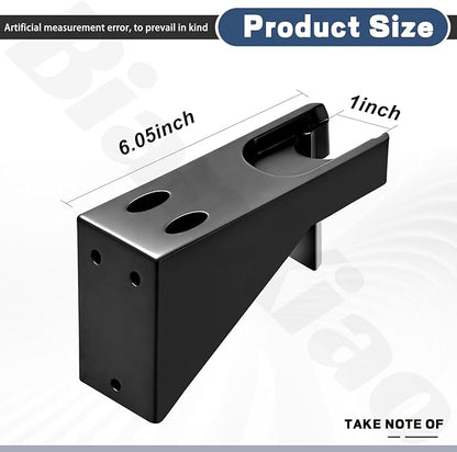 Wall Mount for Milwaukee M18 Fuel String Trimmer 2825-20 - Heavy-Duty Black Wall Mounting Bracket, String Trimmer Holder Storage Hook Fits Handle Diameter 1" - Save Space