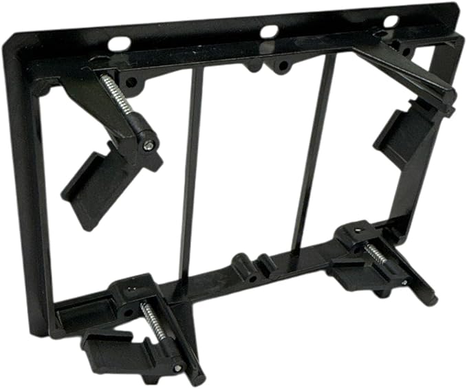 iMBAPrice 3 Gang LV3 Low Voltage Wallplate Mounting Bracket - Black