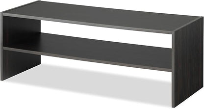 Whitmor Stackable 2-Tier Shoe Shelf, 31 inch, Espresso
