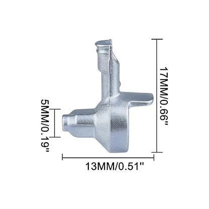 Shelf Support Pins/Pegs for IKEA Part 131372, for Billy, Lommarp, Morliden, Songesand, Eket, Sundlandet and Similar Systems, Zinc Alloy Die-Cast Shelf Pegs - 20 Pcs