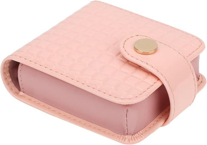 kilofly Genuine Leather Double Lipstick Case Cosmetic Makeup Holder + Gift Box