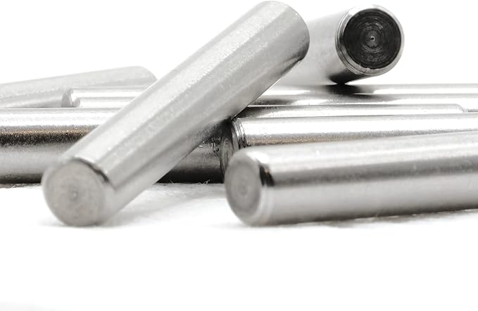 ReplacementScrews Shelf Support Dowel Pins/Pegs Compatible with IKEA Part 101324 (Ivar Bookshelf) - 6x40mm - Plated Steel Pins (Pack of 8)
