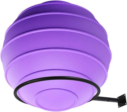 Black Yoga Ball Holder, Exercise Ball Storage Ball Holder Wall Mount Stability Ball Holder for Home and Yoga Studios or Commercial Gyms,Acts as a Yoga Ball Holder. Set of 2.