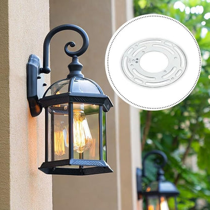 4 Inch Ceiling Light Fixture Mounting Bracket, 10 Sets Universal Light Crossbar with Screws for Pendant Lamps,Wall Lamps and Close to Ceiling Light (Circle)