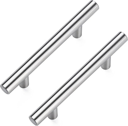 15 Pack Cabinet Pulls Brushed Nickel Stainless Cabinet Handles, for Kitchen and Bathroom Cabinets, 5 Inch Length, 3 Inch Hole Center