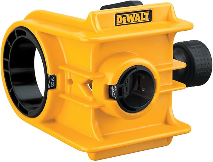 DEWALT Door Lock Installation Kit, C Clamp Design Hole Saw Kit For Metal or Wood Doors, 2 Adjustable Bushings, Easy Installation, Height Alignment (D180004)