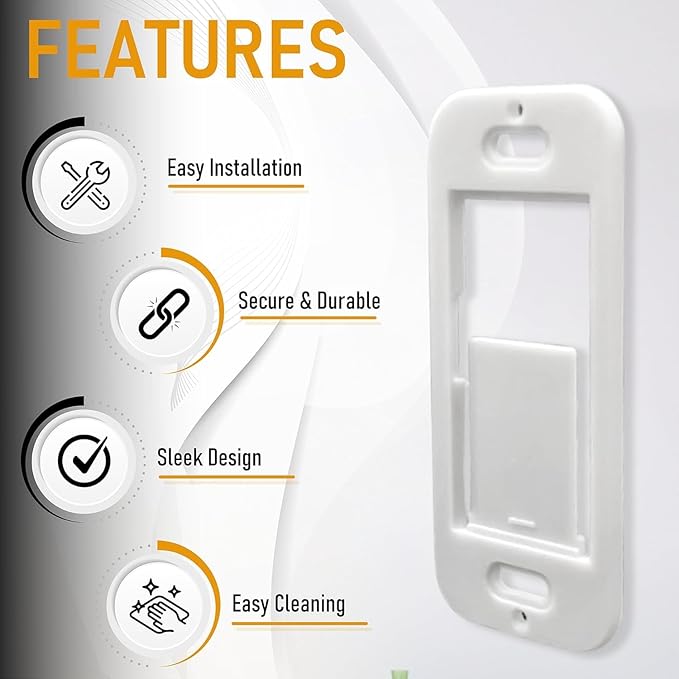 SplashNColor Wallplate Brackets for Lutron Caseta Pico Remote, 1-Pack – Seamless Remote Snap-in Installation Wall Bracket for Lutron Smart Switch, Durable Wall Mount Design for Lutron Pico Remote