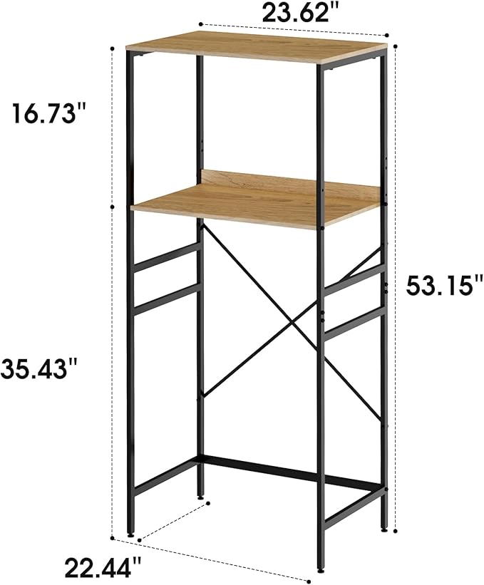 Mini Fridge Shelf Mini Fridge and Microwave Stand Over Mini Fridge Storage Rack Height Adjustable Microwave and Fridge Stand Suitable for Dorm, Kitchens, Offices, Yellow