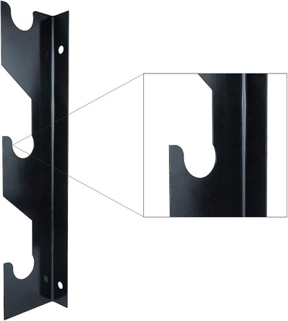 Luwint Barbell Holder Wall Mount, Horizontal 3 Weight Bar Storage Rack
