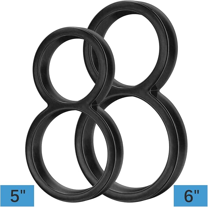 6" Stainless Steel Floating House Number 8, Metal Modern House Numbers, Mailbox Decor Number with Nail Kit, Coated Black, 911 Visibility Signage (Large 8)