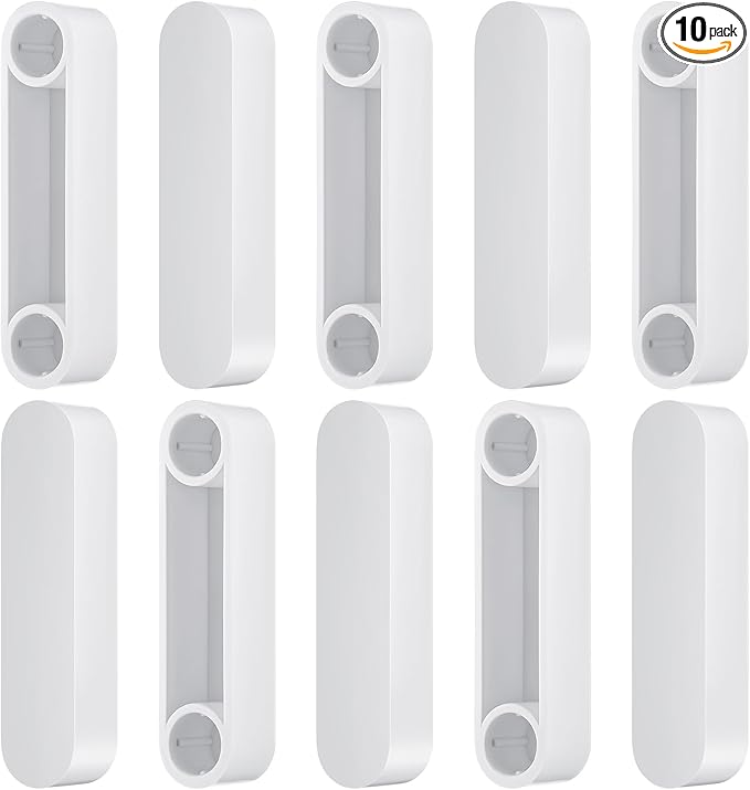 10 Pcs Plastic Rod Spacer Cap Closet Rod End Caps Wire Shelf End Caps Closet System Parts Shelf Caps for Wire Shelves