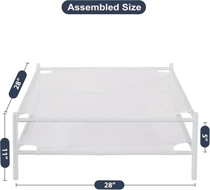 STO STO Sweater Drying Rack, 2-Pack Stackable Mesh Clothes Drying Rack, Laundry Drying Rack for Sweaters, Socks, Toys, White