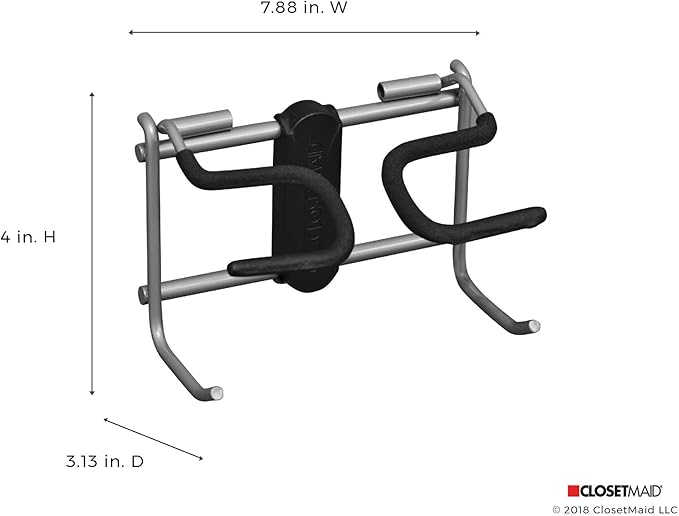 ClosetMaid 35563 MaxLoad Two-Handle Garage & Utility Hang Up Hooks