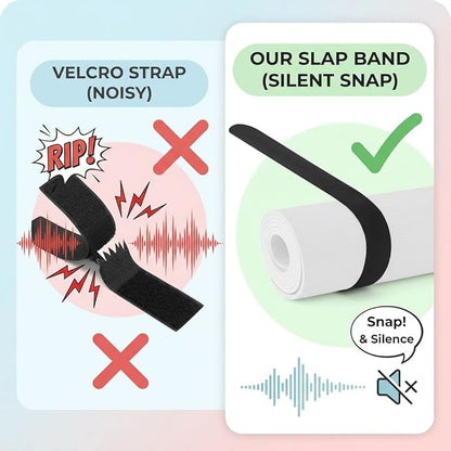 25" Yoga Mat Strap | Slap Band Holder for Carrying and Storage Mats | Rolled Scrunchie Yoga Essential Accessory