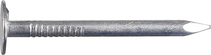 The Hillman Group 42041 Galvanized Roofing Nails, 1-Inch, 100 Count (Pack of 1)