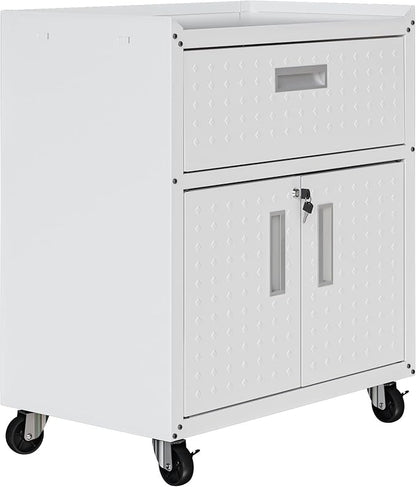 Manhattan Comfort Fortress Storage Units, White