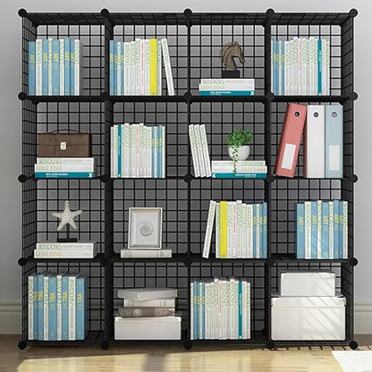 40Pcs Wire Cube Connectors, Wire Grid Cube Organizer Connector Plastic Storage Cube Connectors for Modular Closet Storage Organizer and Wire Grid Cube Storage Shelving, Black