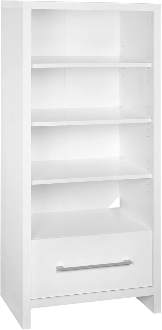 ClosetMaid 1651 Media Storage Tower Bookcase with Drawer White
