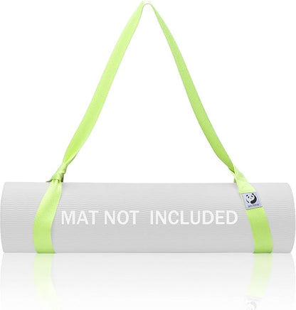 Slim Panda Yoga Mat Straps for Carrying, Adjustable Yoga Mat Carrier Sling Fits All Mats(Mat Not Included)