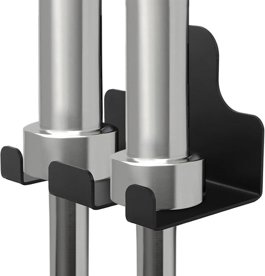 Barbell Wall Holder, Garage Gym Bar Wall Rack, Vertical Barbell Mount Rack, Space Saving Commercial or Home Gym Accessory,Holds Under 30mm Bar Size