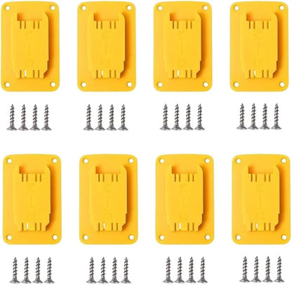 8 Packs Tool Holders Wall Mount Compatible with Dewalt 12V 20V Tool，for Milwaukee M18 Tools Wall Mount Hanger