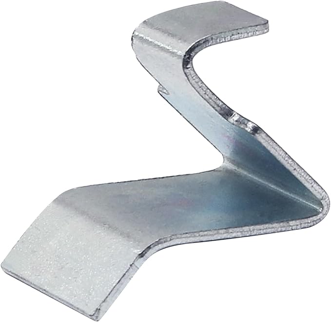 Metal Shelf Clips 10 Pcs, Silver Pilaster Shelf Brackets for Standard Pilasters, Universal Shelf Support Bracket for Metal or Wood Cabinets, Bookcases