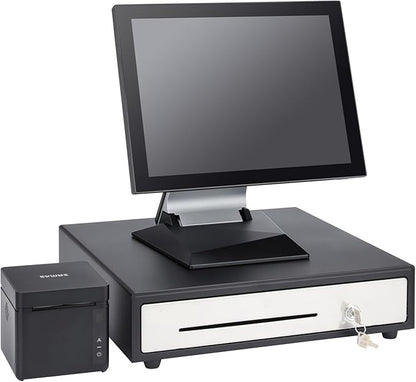 SAM4s 16" POS Cash Drawer, Black, Key Control, Metal, Portable