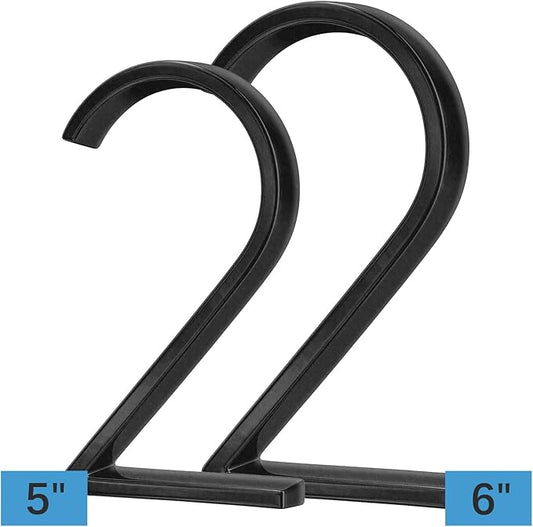 6" Stainless Steel Floating House Number 2, Metal Modern House Numbers, Mailbox Decor Number with Nail Kit, Coated Black, 911 Visibility Signage (Large 2)
